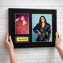 Demi Lovato Autograph Print Wall Display