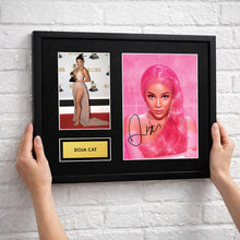 Doja Cat Autograph Print Wall Display