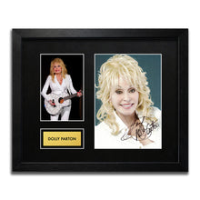 Dolly Parton Signed Autograph Framed Music Memorabilia