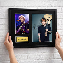 Ed Sheeran Signed Autograph Framed Music Memorabilia