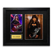 Ella Langley Signed Autograph Framed Music Memorabilia