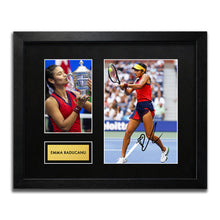 Emma Raducanu Tennis Autograph Signed Poster Art Print