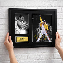 Freddie Mercury Signed Autograph Framed Music Memorabilia