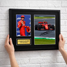 Charles Leclerc | Ferrari Signed Autograph Print