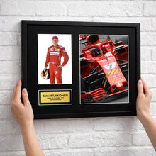 Kimi Raikkonen | Ferrari 2018 Signed Autograph Print
