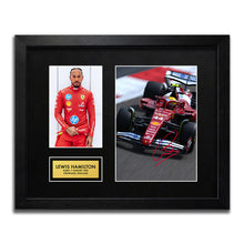 Lewis Hamilton Scuderia Ferrari F1 Autograph Signed Poster Art Print