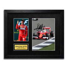 Sebastian Vettel - Scuderia Ferrari - Formula One F1 Autograph Signed Poster Art Print Artwork
