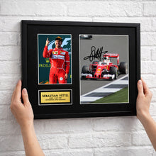 Sebastian Vettel - Scuderia Ferrari - Formula One F1 Autograph Signed Poster Art Print Artwork