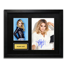 Hilary Duff Signed Autograph Framed Music Memorabilia