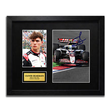Oliver Bearman HAAS F1 Autograph Signed Poster Art Print
