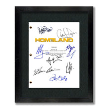 Homeland | Framed Autograph Screenplay