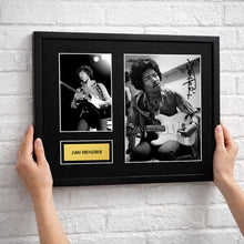 Jimi Hendrix Signed Autograph Framed Music Memorabilia