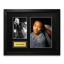 John Legend Signed Autograph Framed Music Memorabilia
