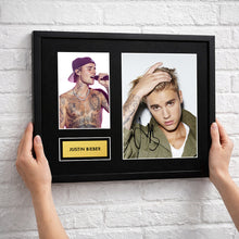 Justin Bieber Signed Autograph Framed Music Memorabilia