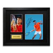 Jakub Mensik Tennis Autograph Signed Poster Art Print