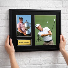 Justin Thomas - Signed Autograph Framed Golf Memorabilia