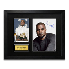 Kanye West Signed Autograph Framed Music Memorabilia