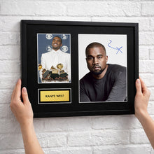 Kanye West Signed Autograph Framed Music Memorabilia