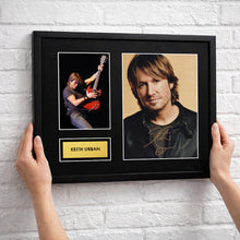 Keith Urban Signed Autograph Framed Music Memorabilia