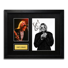Kurt Cobain Signed Autograph Framed Music Memorabilia