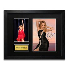 Kylie Minogue Signed Autograph Framed Music Memorabilia