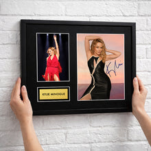 Kylie Minogue Autograph Print Wall Display