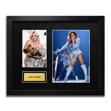 Lady Gaga Signed Autograph Framed Music Memorabilia