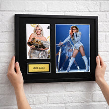 Lady Gaga Autograph Print Wall Display