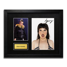 Lola Young Signed Autograph Framed Music Memorabilia