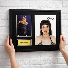 Lola Young Autograph Print Wall Display