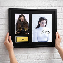 Lorde Autograph Print Wall Display