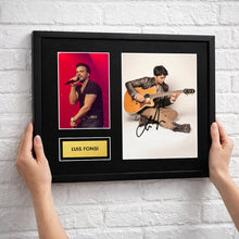 Luis Fonsi Signed Autograph Framed Music Memorabilia
