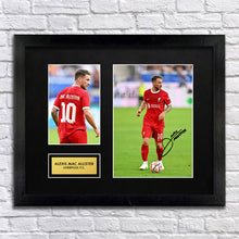 Alexis Mac Allister Liverpool Football Signed Autograph Print - BBG