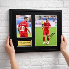 Alexis Mac Allister Liverpool Football Signed Autograph Print - Wall