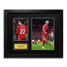 Hugo Ekitike Liverpool Football Signed Autograph Print - WBG