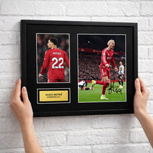 Hugo Ekitike Liverpool Football Signed Autograph Print - Wall