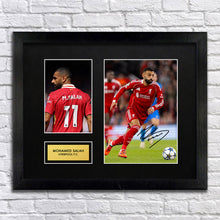 Mohamed Salah Liverpool Football Signed Autograph Print - BBG
