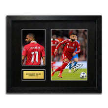 Mohamed Salah Liverpool Football Signed Autograph Print - WBG