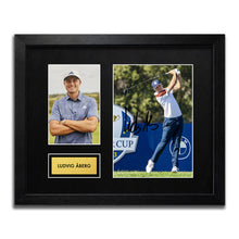 Ludvig Aberg - Signed Autograph Framed Golf Memorabilia