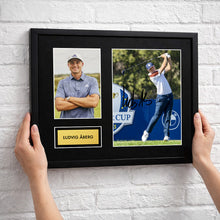Ludvig Aberg - Signed Autograph Framed Golf Memorabilia
