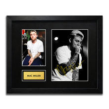Mac Miller Signed Autograph Framed Music Memorabilia