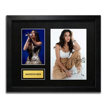 Madison Beer Signed Autograph Framed Music Memorabilia