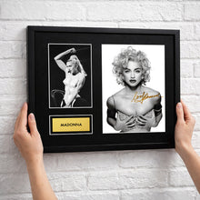 Madonna Autograph Print Wall Display
