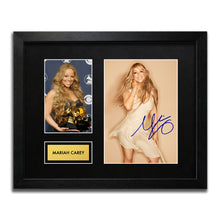 Mariah Carey Signed Autograph Framed Music Memorabilia