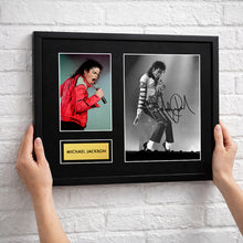 Michael Jackson Signed Autograph Framed Music Memorabilia