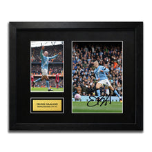 Erling Haaland Man City Football Signed Autograph Print - WBG