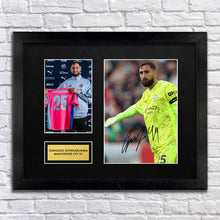 Gianluigi Donnarumma Man City Football Signed Autograph Print - BBG