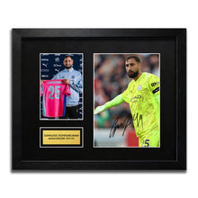 Gianluigi Donnarumma Man City Football Signed Autograph Print - WBG