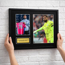 Gianluigi Donnarumma Man City Football Signed Autograph Print - Wall