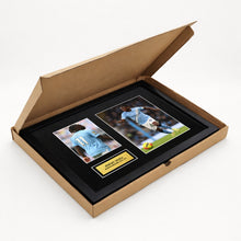 Jeremy Doku Man City Football Signed Autograph Print - Box